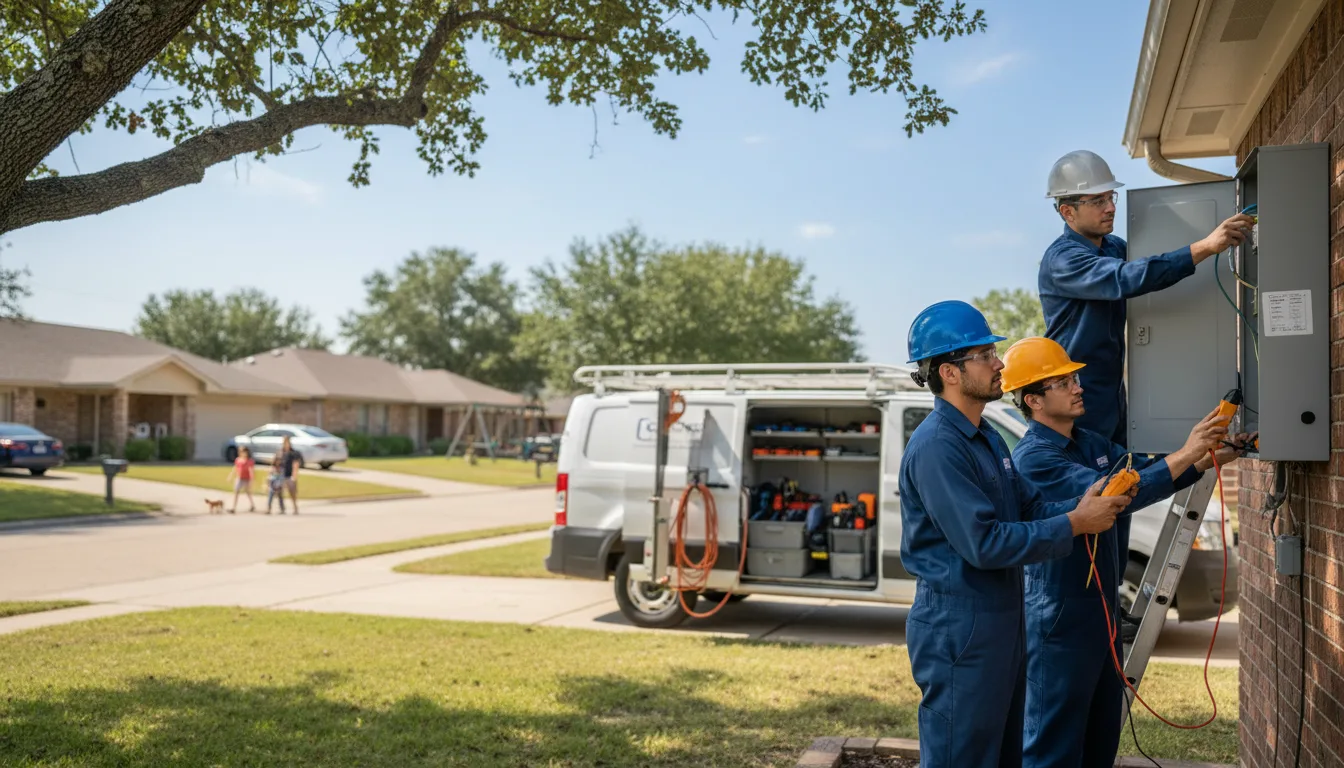 Certified electrician providing emergency electrical services in Drasco, AR
